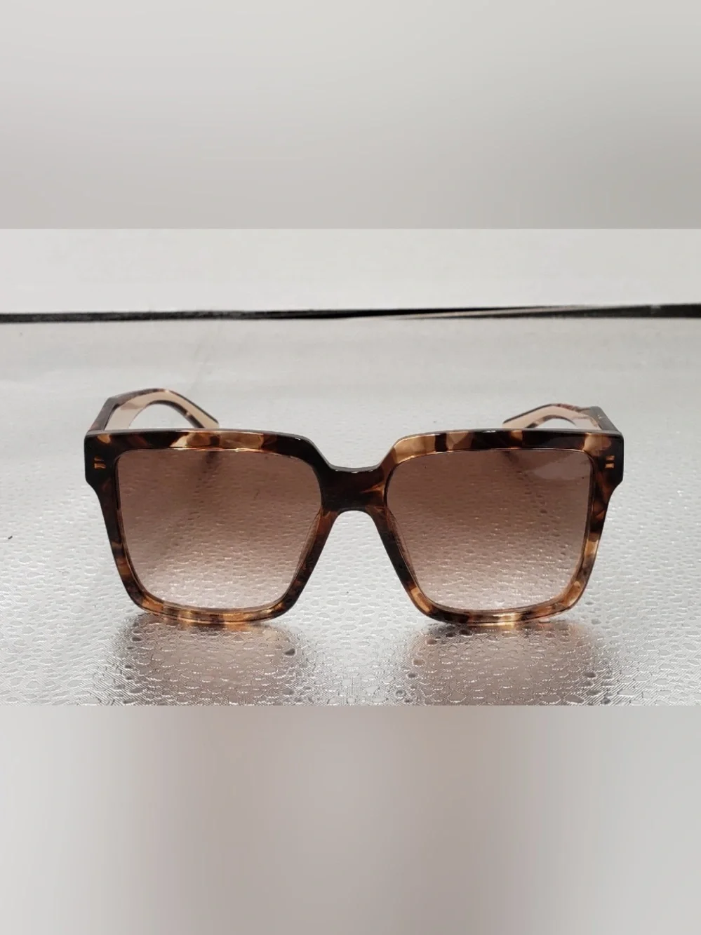 Prada Women's Tortoiseshell Frame Sunglasses with Brown Gradient Lenses